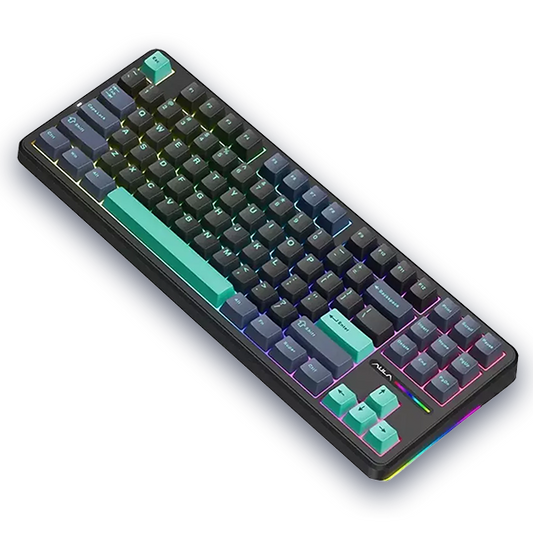 DARK STORM MECHANICAL KEYBOARD - GREY WOOD SWITCH