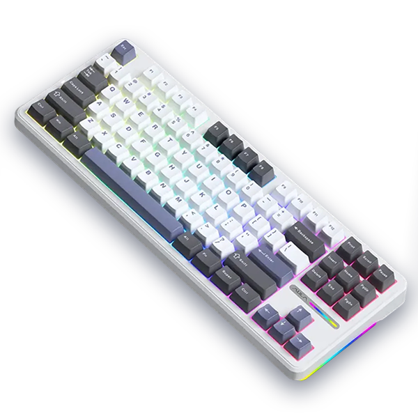 STARK TREK MECHANICAL KEYBOARD - GREY WOOD SWITCH